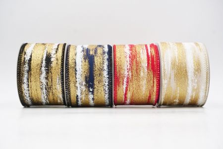 Multicolor Glitter Brushstroke Wired Ribbon_KF9860.KF9861 (4)